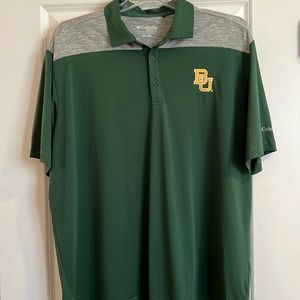 NWOT men’s Columbia Baylor Bears golf shirt